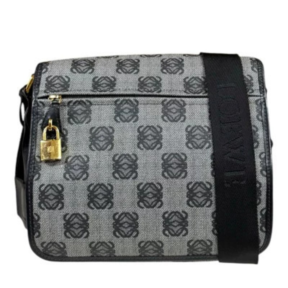 Loewe Anagram Shoulder Bag Gray